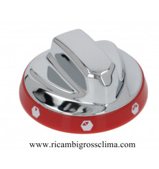 3135860 ANGELO PO Silver-Red Knob ø 72 mm Electric