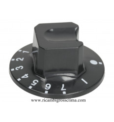 059469 ELECTROLUX-ZANUSSI Black knob ø 55 mm 1-2-3-4-5-6-7
