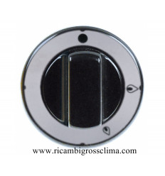 Schwarzer Knopf ø 70 mm Universal Siebdruck