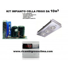 Kit Impianto Cella Frigo da 10 mcubi