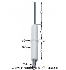 0.915.015 SIT Round Ignition Candle ø 7x44 mm