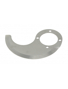 total length 134 mm central hole ø 42 mm distance between fixing holes 52 mm fixing by 4 screws