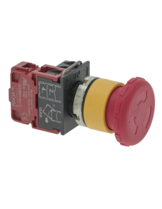 Red Push Button with Block 10A 600V ELFIN